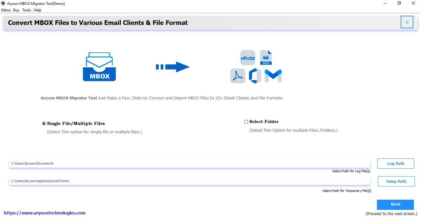 Evolution to Outlook Converter